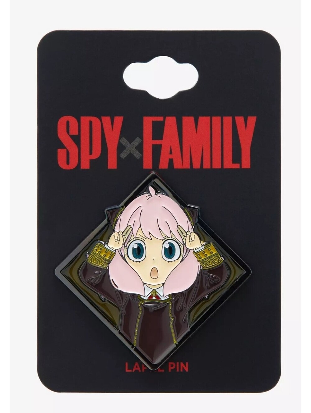 Spy x Family Anya Stained Glass Diamond Portrait Enamel Pin